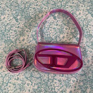 Diesel Pink And Purple Handbag